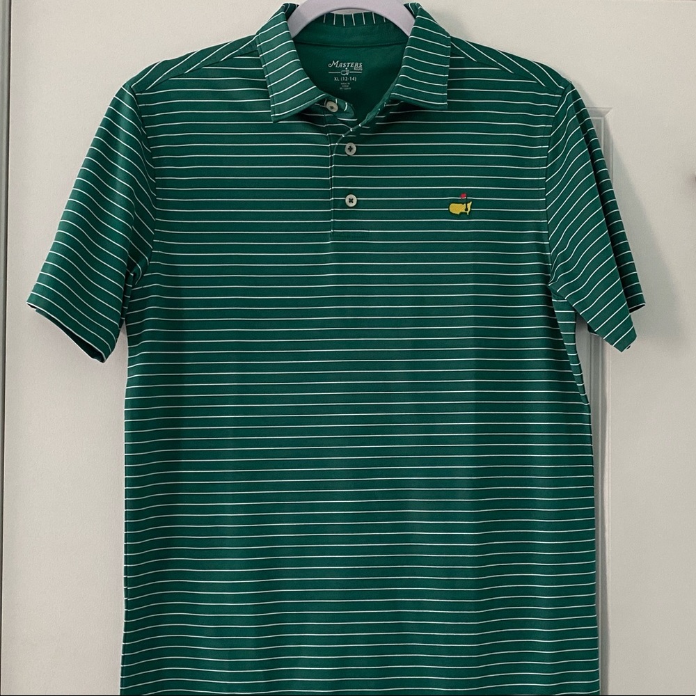Boys Green Masters Polo XL